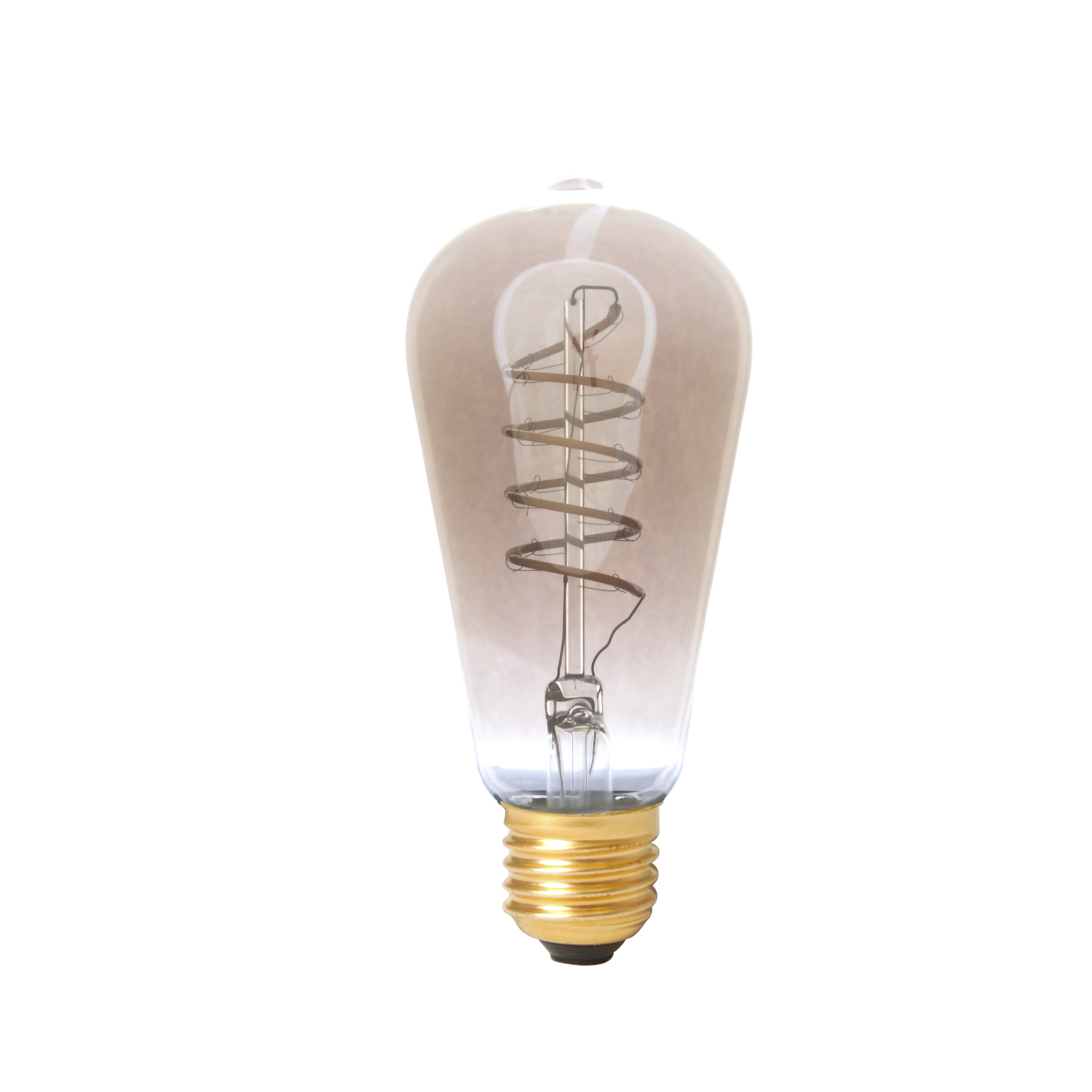 Calex Led Volglas Flex Filament Rustieklamp 240V 4W 100Lm E27 St64 Titanium 2100K Dimbaar calex kopen in de aanbieding