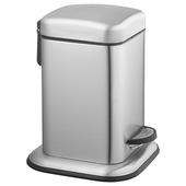 Atlantic pedaalemmer 3 liter vierkant RVS