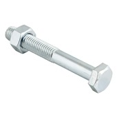 GAMMA zeskantbout verzinkt M10x90 mm 4 stuks