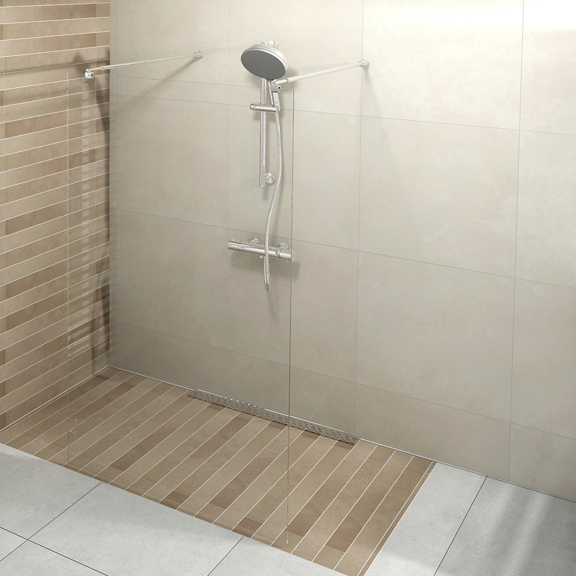 Get Wet Inloopdouche Basic E3 138X2013 get wet kopen in de aanbieding