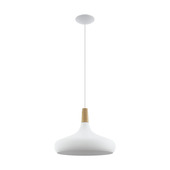 Eglo hanglamp Sabinar wit Ø40 cm