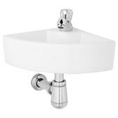 Atlantic Fonteinset Evan Kwartrond Wit 28x28x10 cm