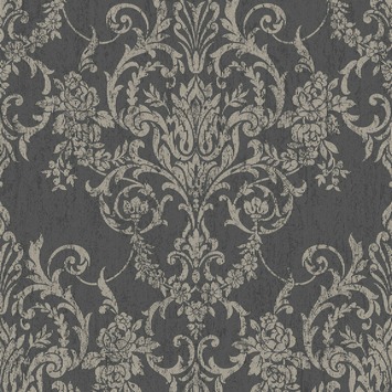 Dat Scully betreden GAMMA | Vliesbehang Victoriaans damask zwart-goud 103028 kopen? 