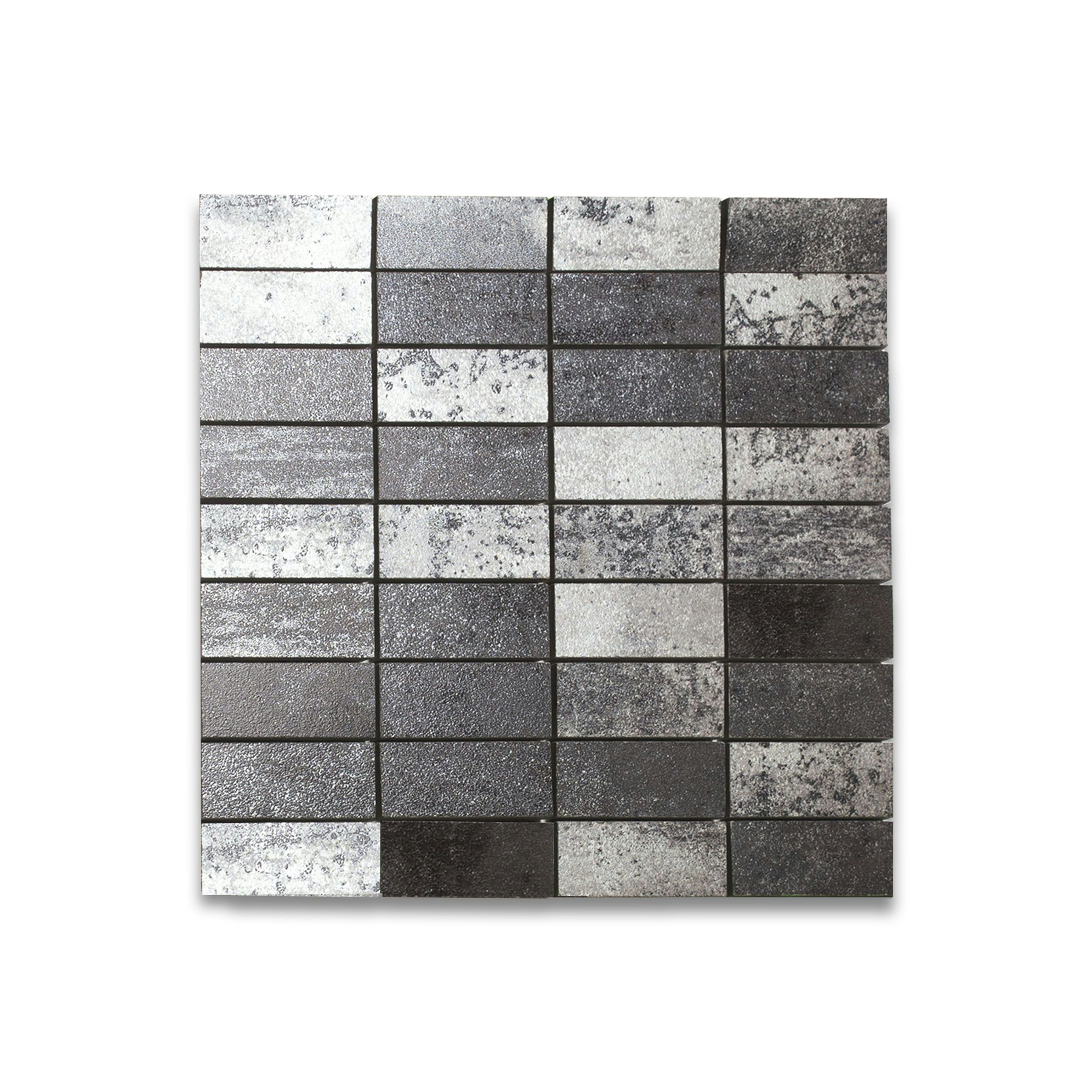 Mozaiektegel Vulcano Zwart 30X30 Cm 4 Stuks huismerk kopen in de aanbieding