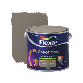 biografie van mening zijn blaas gat GAMMA | Flexa Creations muurverf spacious grey extra mat 2,5 liter kopen? |  muurverf-kleur