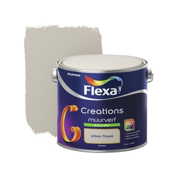 Somber Somatische cel Grafiek GAMMA | Flexa Creations muurverf urban taupe extra mat 2,5 liter kopen? |  muurverf-kleur