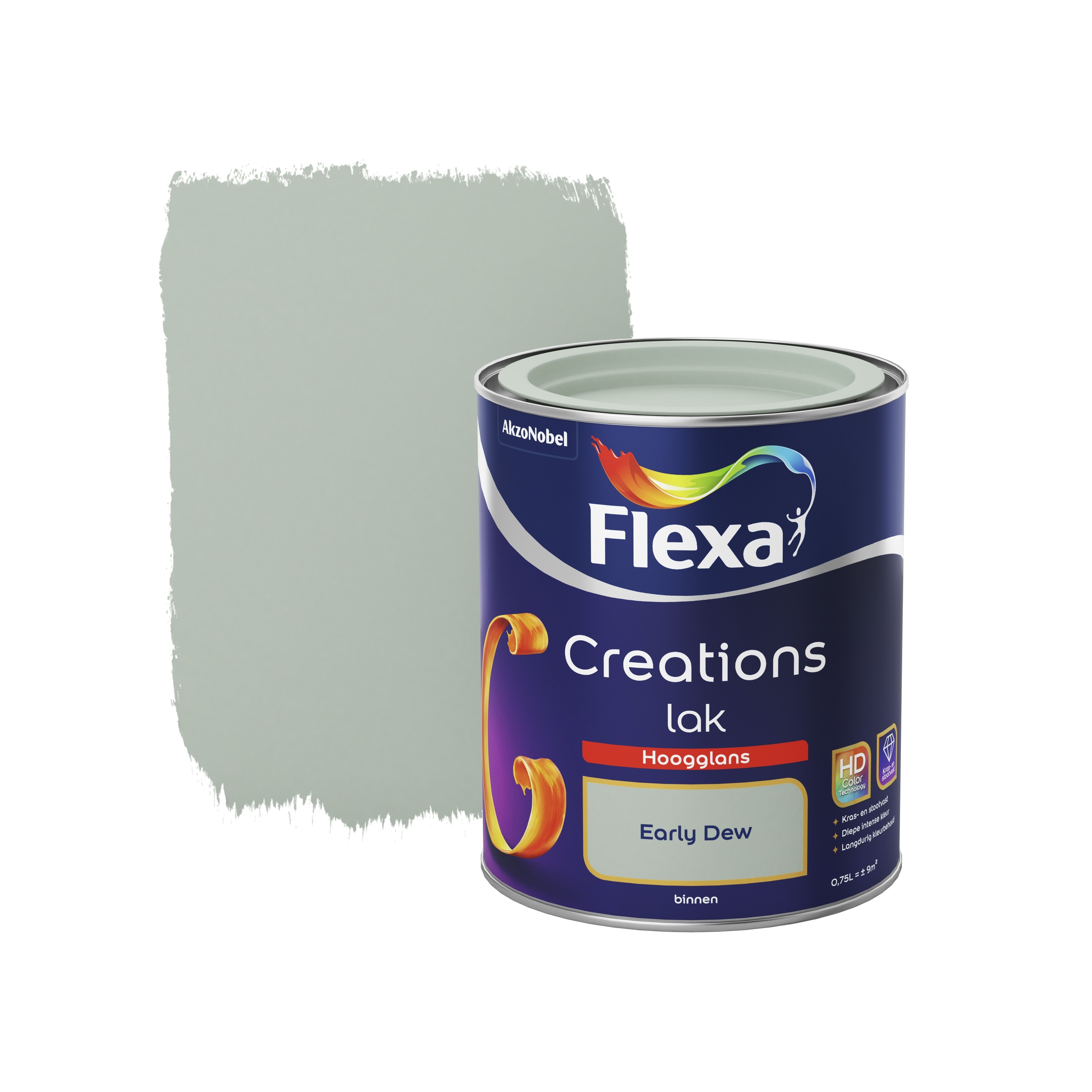 Flexa Creations Lak Early Dew Hoogglans 750 Ml flexa kopen in de aanbieding