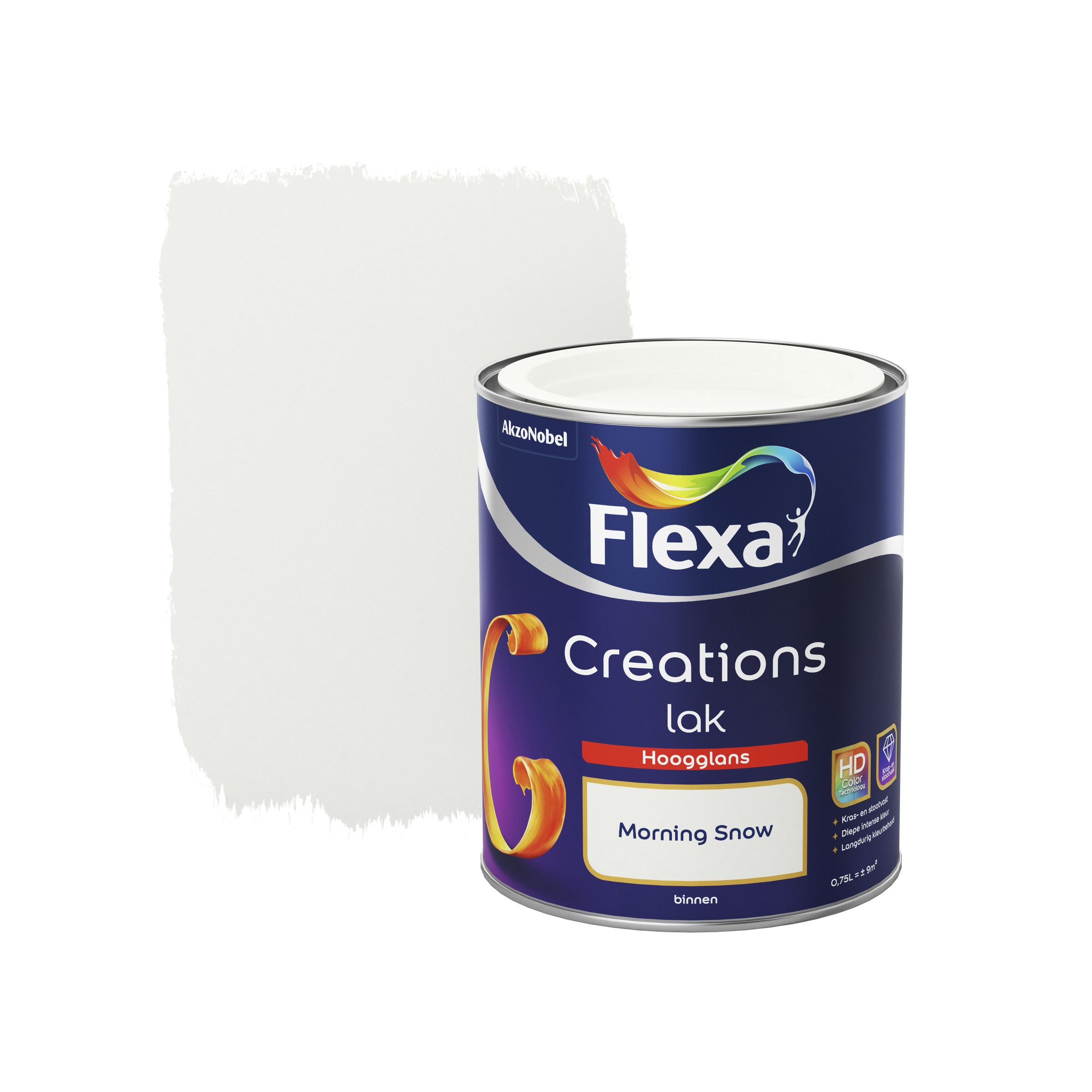 Flexa Creations Lak Morning Snow Hoogglans 750 Ml flexa kopen in de aanbieding