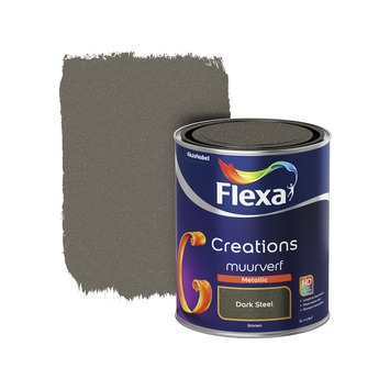 Sociale wetenschappen Eenheid basketbal GAMMA | Flexa Creations muurverf dark steel metallic 1 liter kopen? |  muurverf-kleur