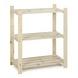 Houten rek enkel 95x80x40 cm 3 legborden 15kg