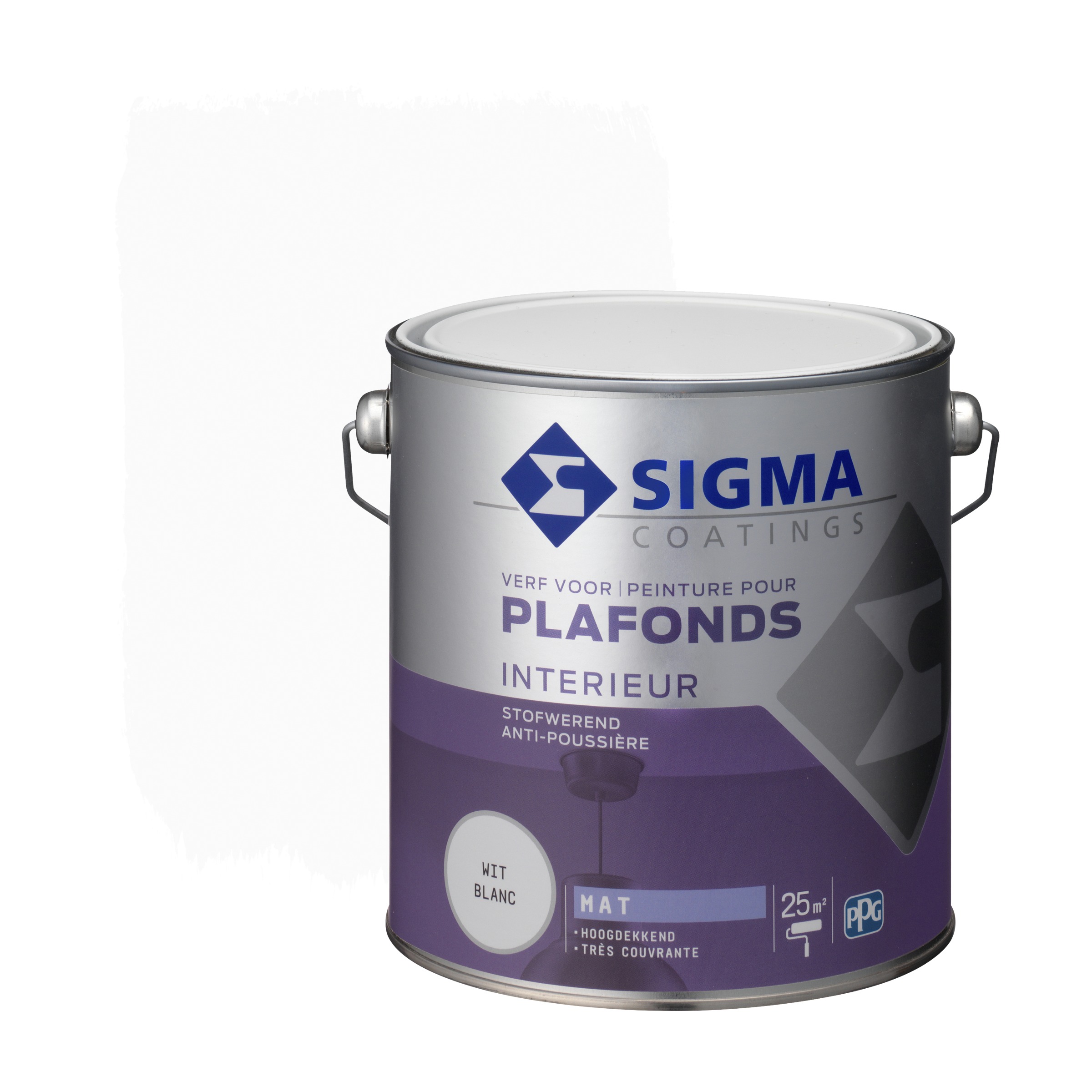 Sigma Plafondverf Wit 25 Liter sigma kopen in de aanbieding