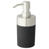 Atlantic Zeepdispenser Zwart/RVS