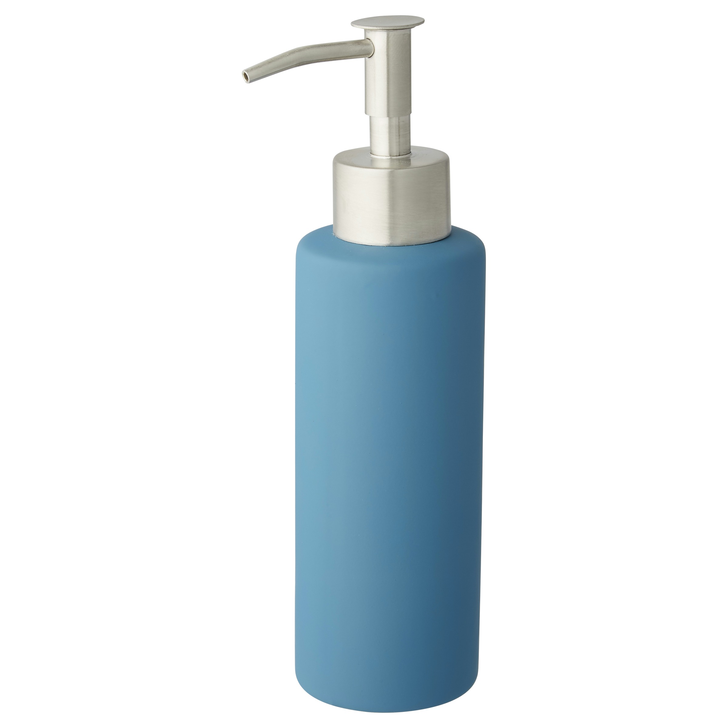 Atlantic Zeepdispenser Met Rubber Coating Blauw atlantic kopen in de aanbieding