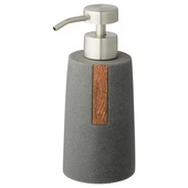 Atlantic zeepdispenser kunsthars natuursteen Antraciet