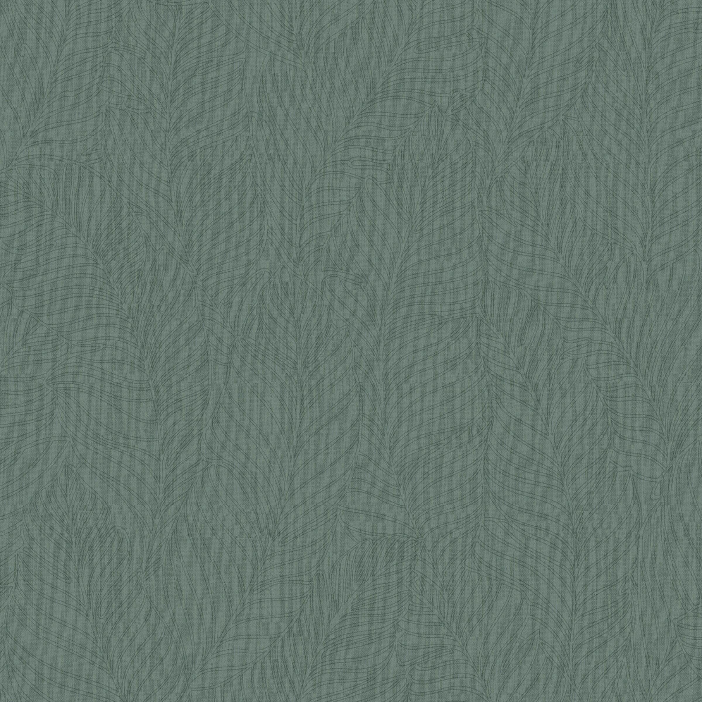 Superfresco Easy Vliesbehang Blad All Over Groen 105972 superfresco easy kopen in de aanbieding