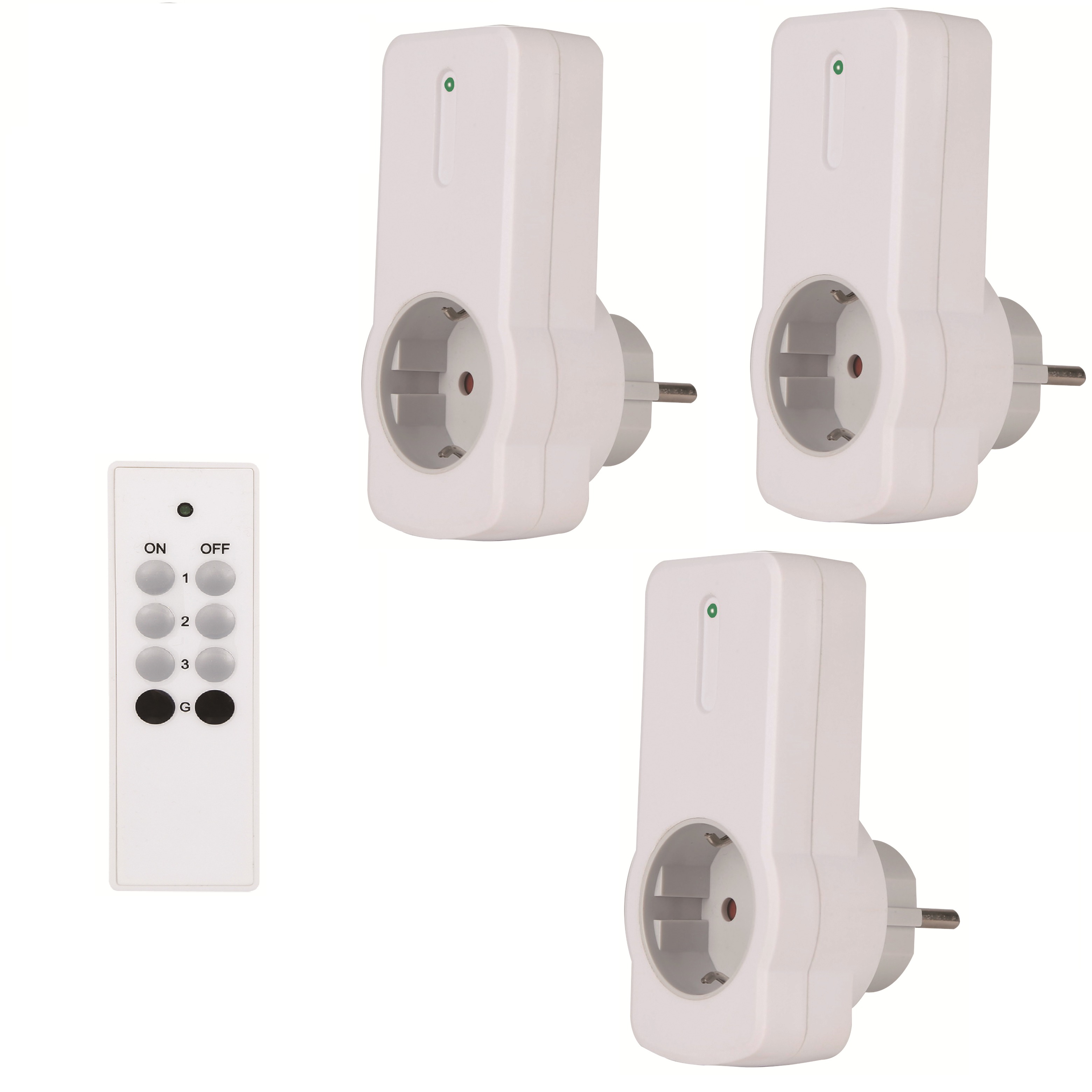 Handson Schakelset Met Afstandsbediening En 3X Stopcontact Schakelaar handson kopen in de aanbieding