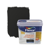 Flexa Mooi Makkelijk vloeren & trappen zijdeglans zwart 750 ml