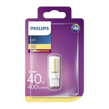 talent jas Brandewijn Philips LED lamp G9 warm wit 40 watt | GAMMA