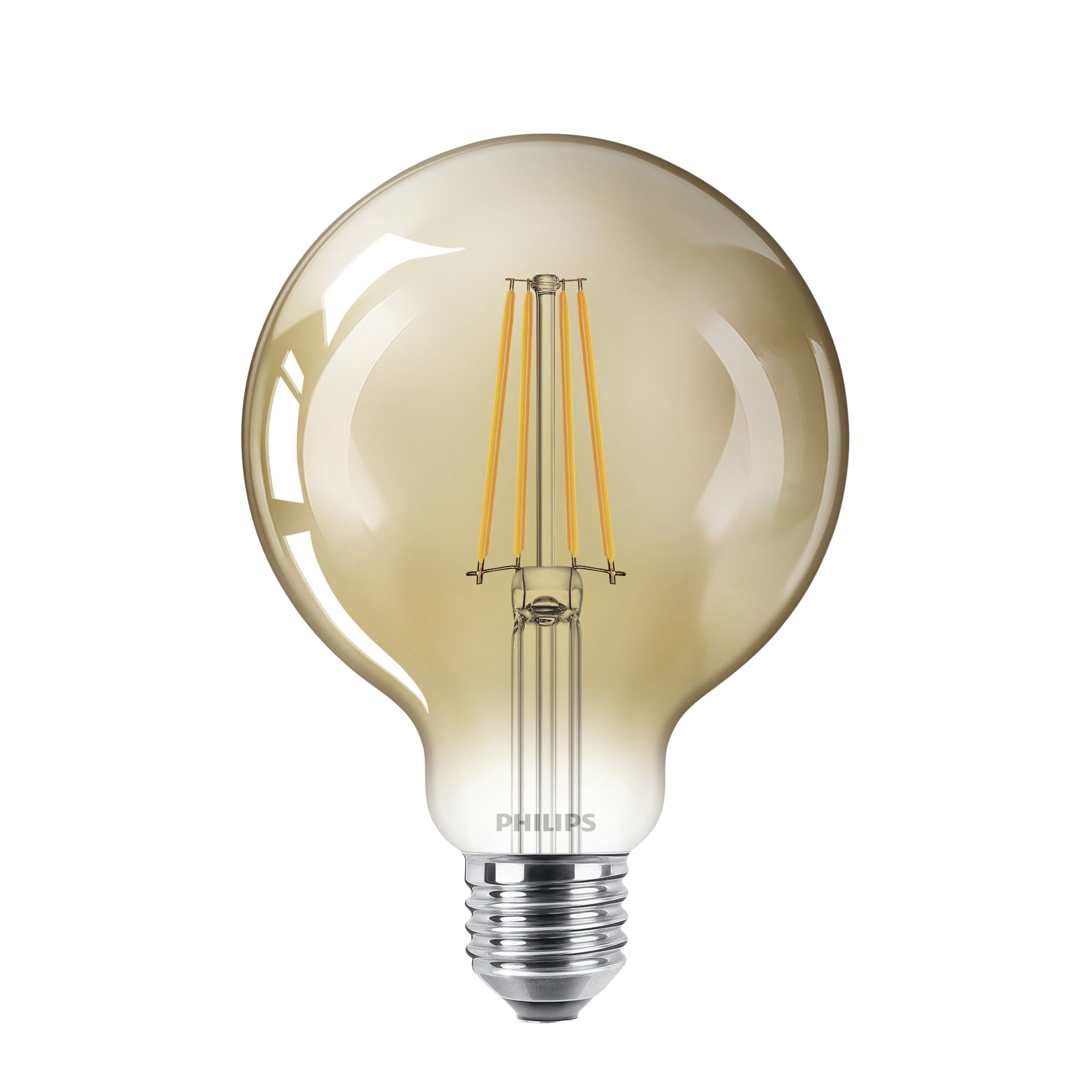 Philips Led Lamp Filament E27 50W Goud Dimbaar philips kopen in de aanbieding