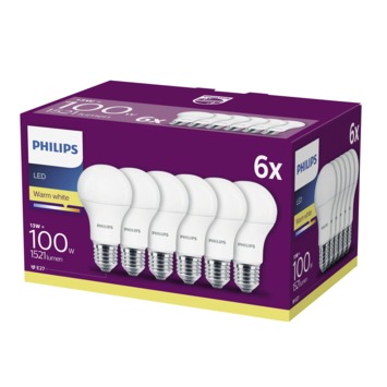 Gamma Philips Led Peer E27 100w 6 Stuks Mat Niet Dimbaar Kopen Led Lampen
