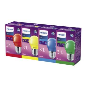 kip Zie insecten Vulgariteit GAMMA | Philips LED kogellamp E27 partyset kleur kopen? 