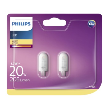 Kostuums warm koppeling GAMMA | Philips LED capsulelamp G4 20W 12V 2 stuks kopen? 