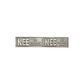 nee/ nee sticker tin kleur