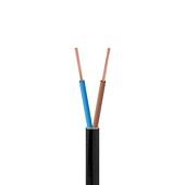 Decoratief snoer 2x0,75mm2 zwart 5 meter