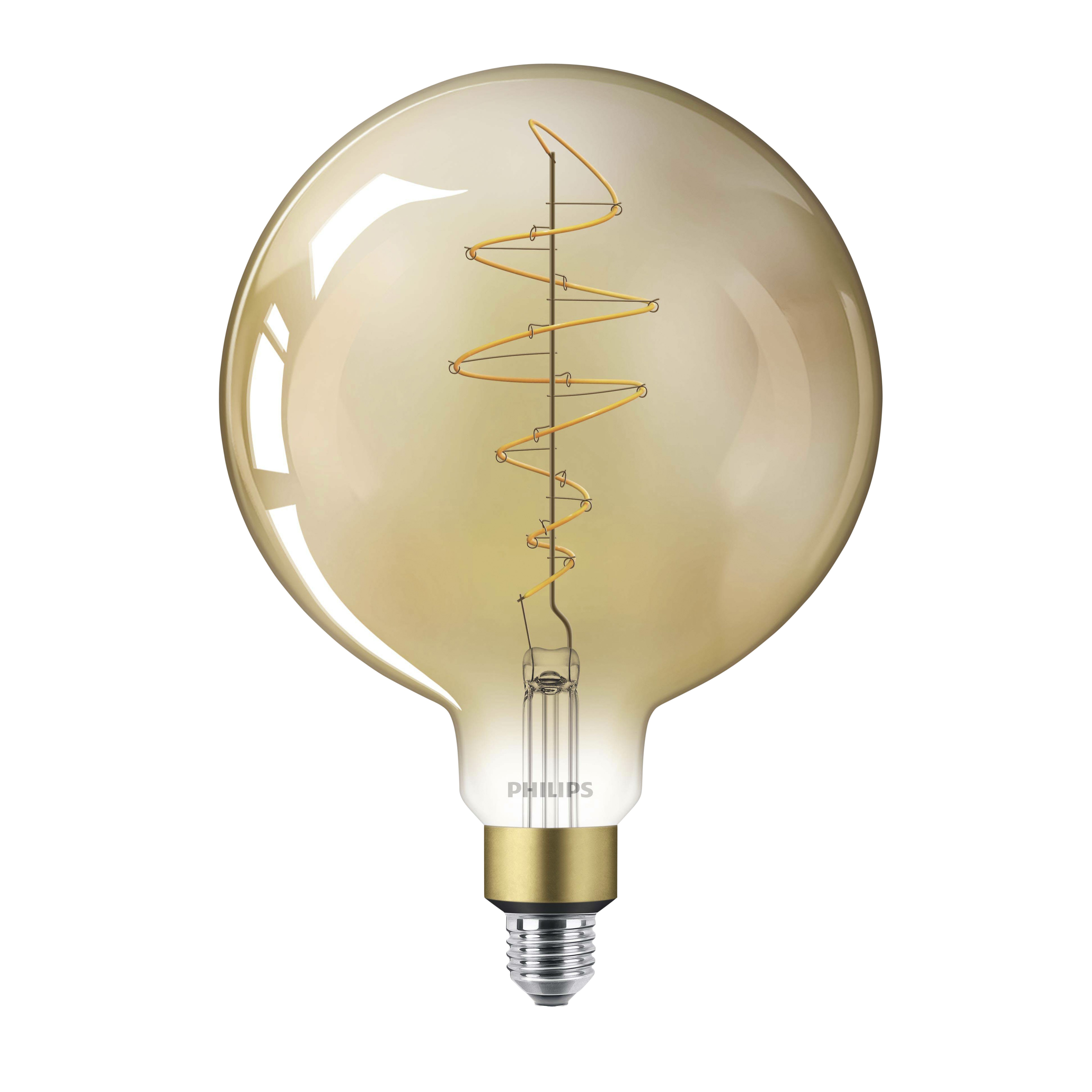 Philips Led Globelamp Giant Filament E27 40W Goud Dimbaar philips kopen in de aanbieding