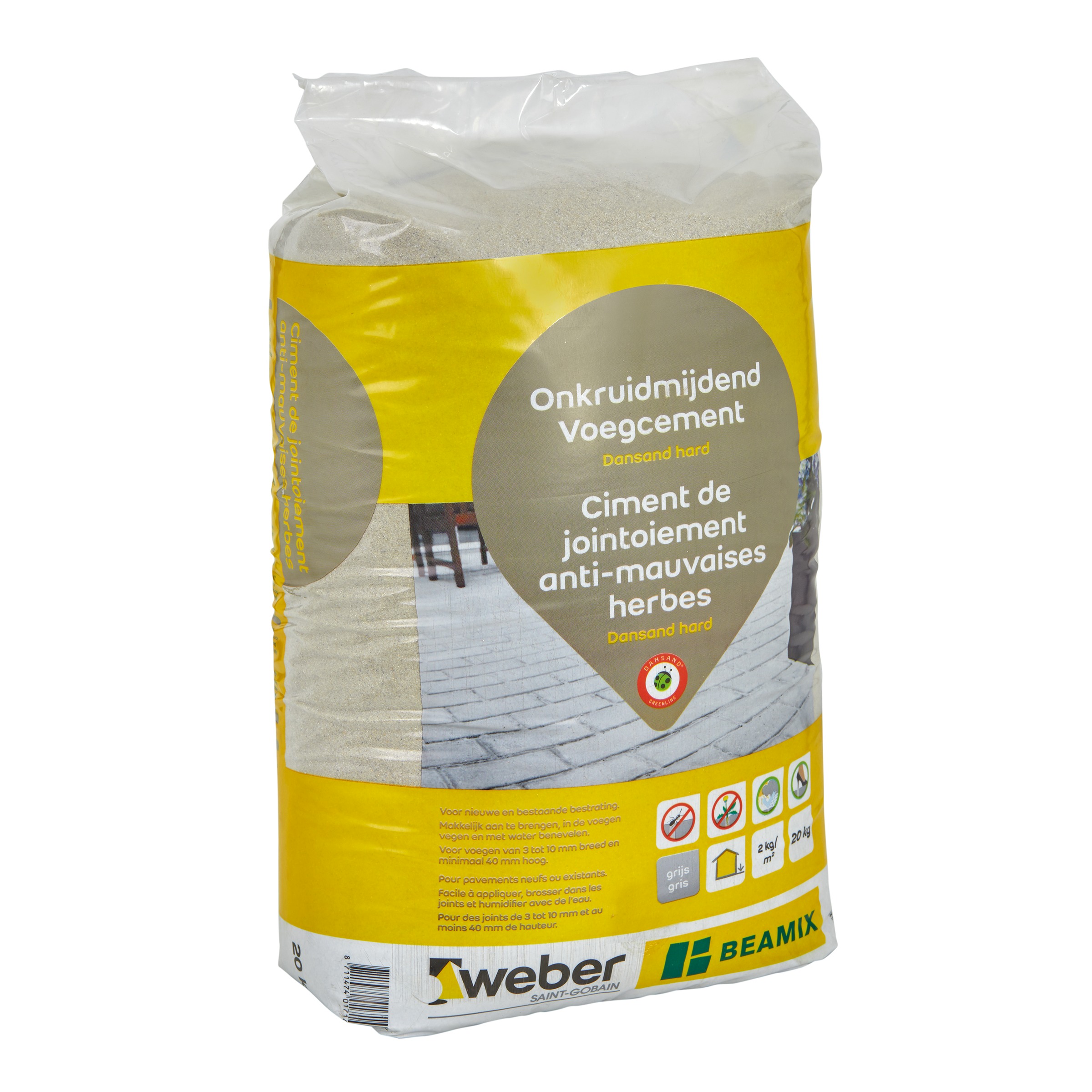 Weber Beamix Dansand Hard 20 Kg weber beamix kopen in de aanbieding