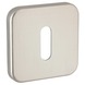 GAMMA sleutel rozet vierkant RVS look (aluminium)
