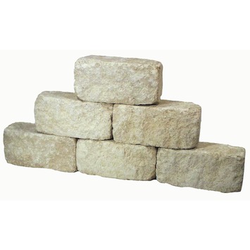 Stapelblok engels 29x14x10cm pallet geel