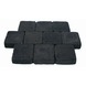 Trommelsteen antraciet 15x15x4 cm per pallet