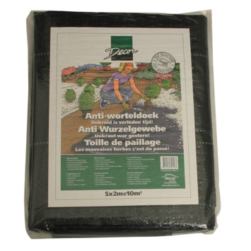 Decor anti-worteldoek zwart 500x200 cm