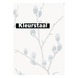 Behangstaal vliesbehang Karma wit-blauw 33-280