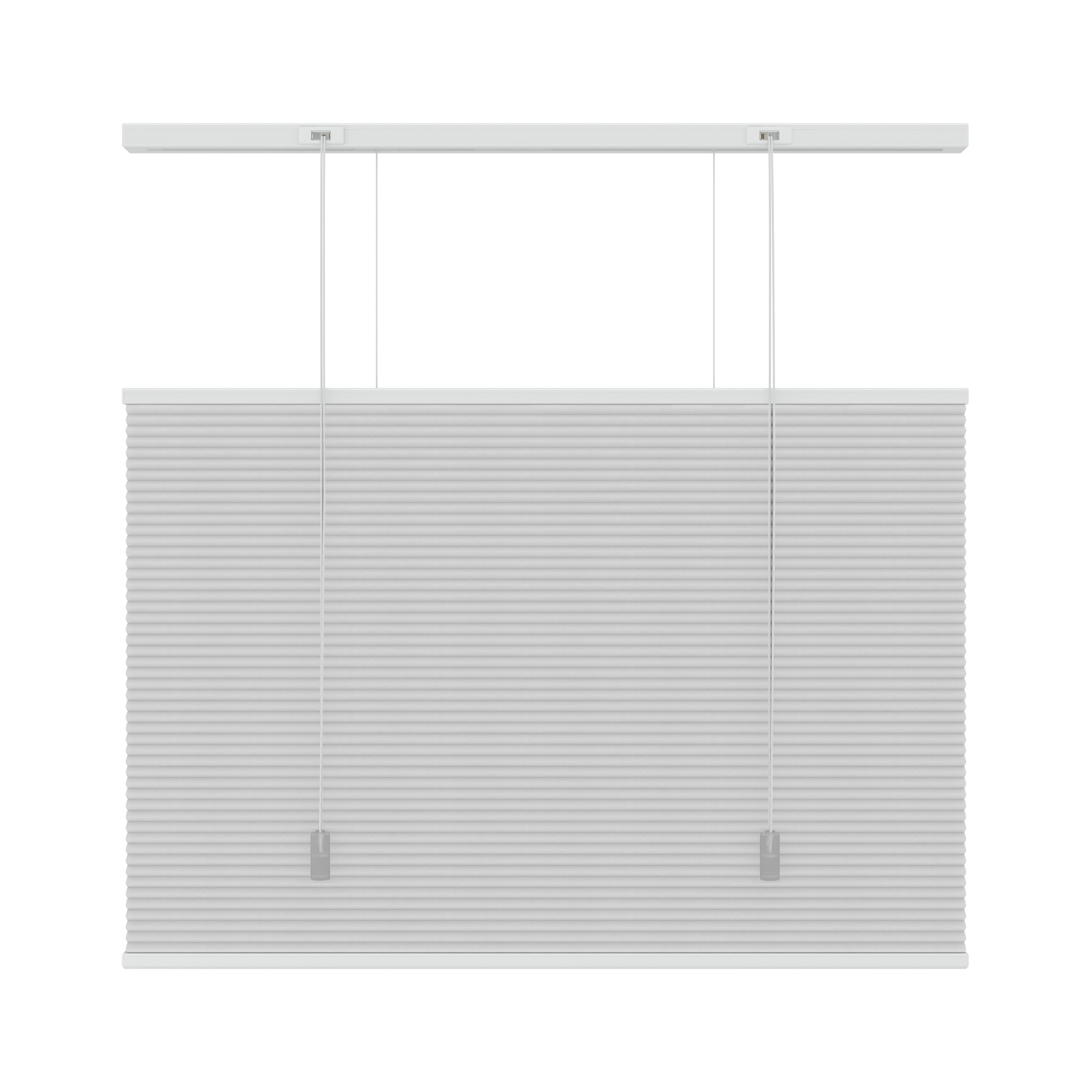 Gamma Plisse Duo Top Down Bottum Up Lichtdoorlatend 6001 Wit 180X220 gamma kopen in de aanbieding