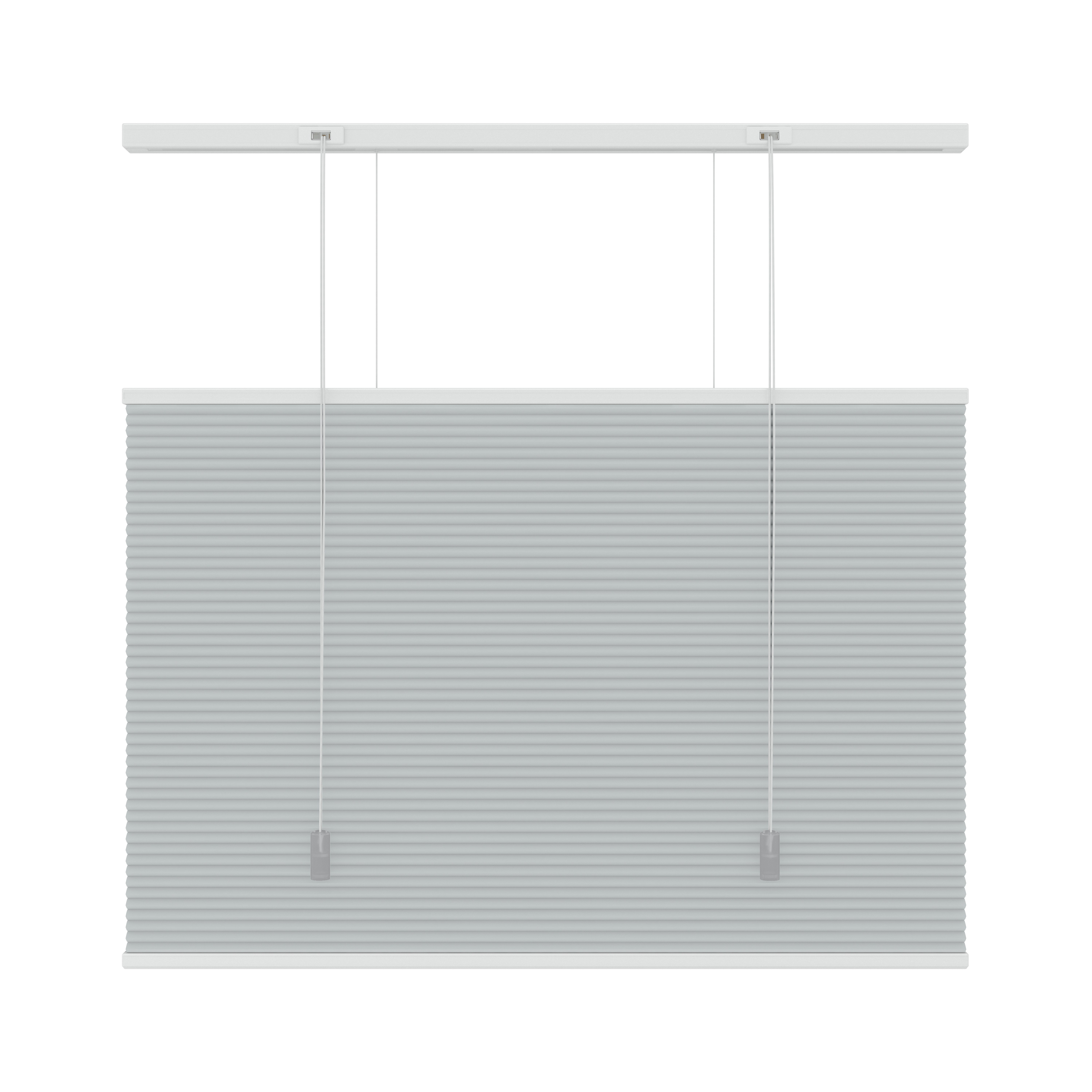 Gamma Plisse Duo Top Down Bottum Up Lichtdoorlatend 6006 Lichtgrijs 140X180 gamma kopen in de aanbieding