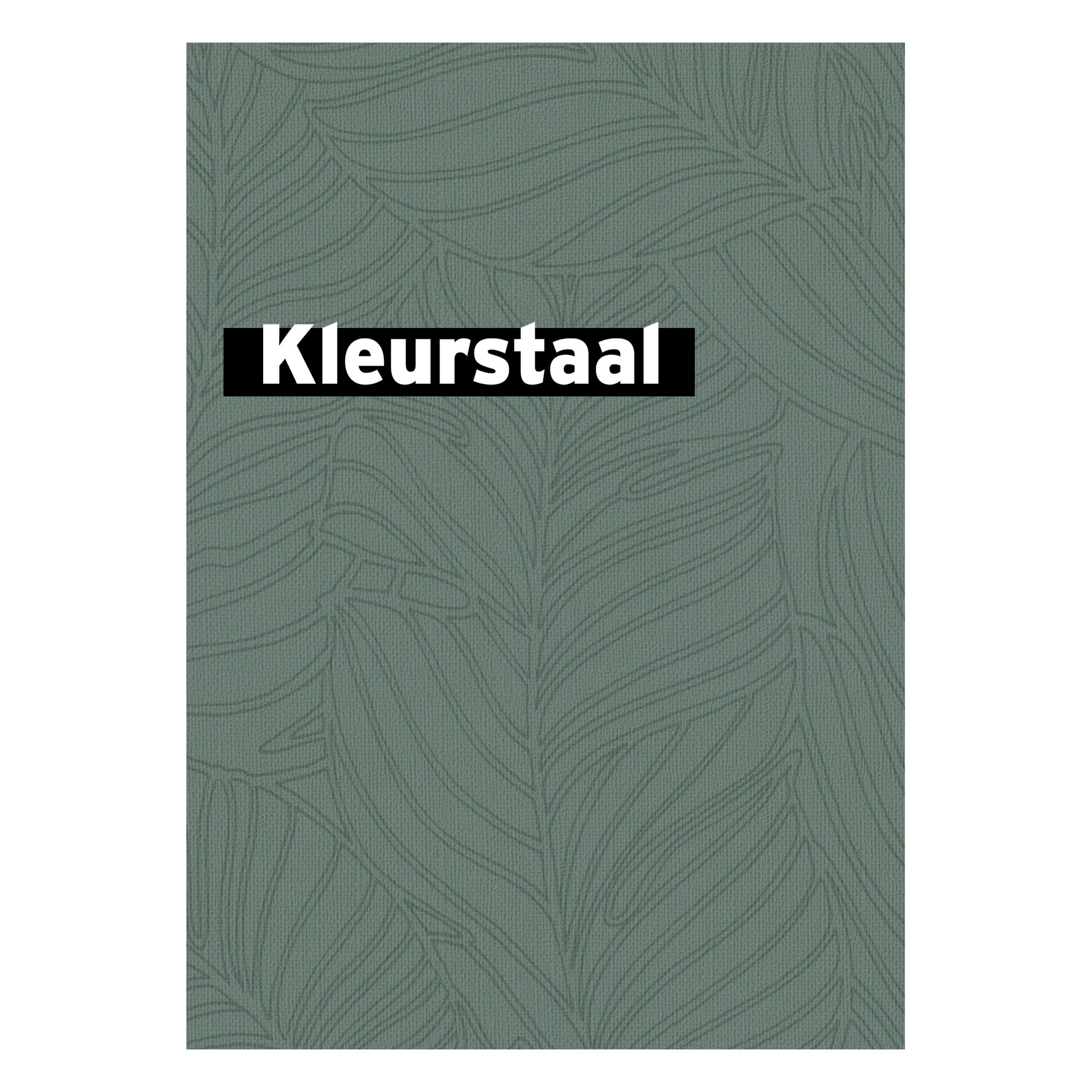 Graham Brown Behangstaal Vliesbehang Blad All Over Groen 105972 graham brown kopen in de aanbieding