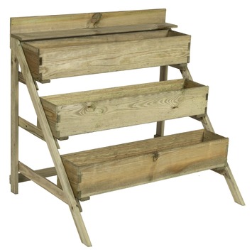 | Plantenbak Trapvorm Hout | tuindecoratie