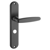 GAMMA deurkrukset Amsterdam langschild vrij-bezet 63/8mm zwart (aluminium)