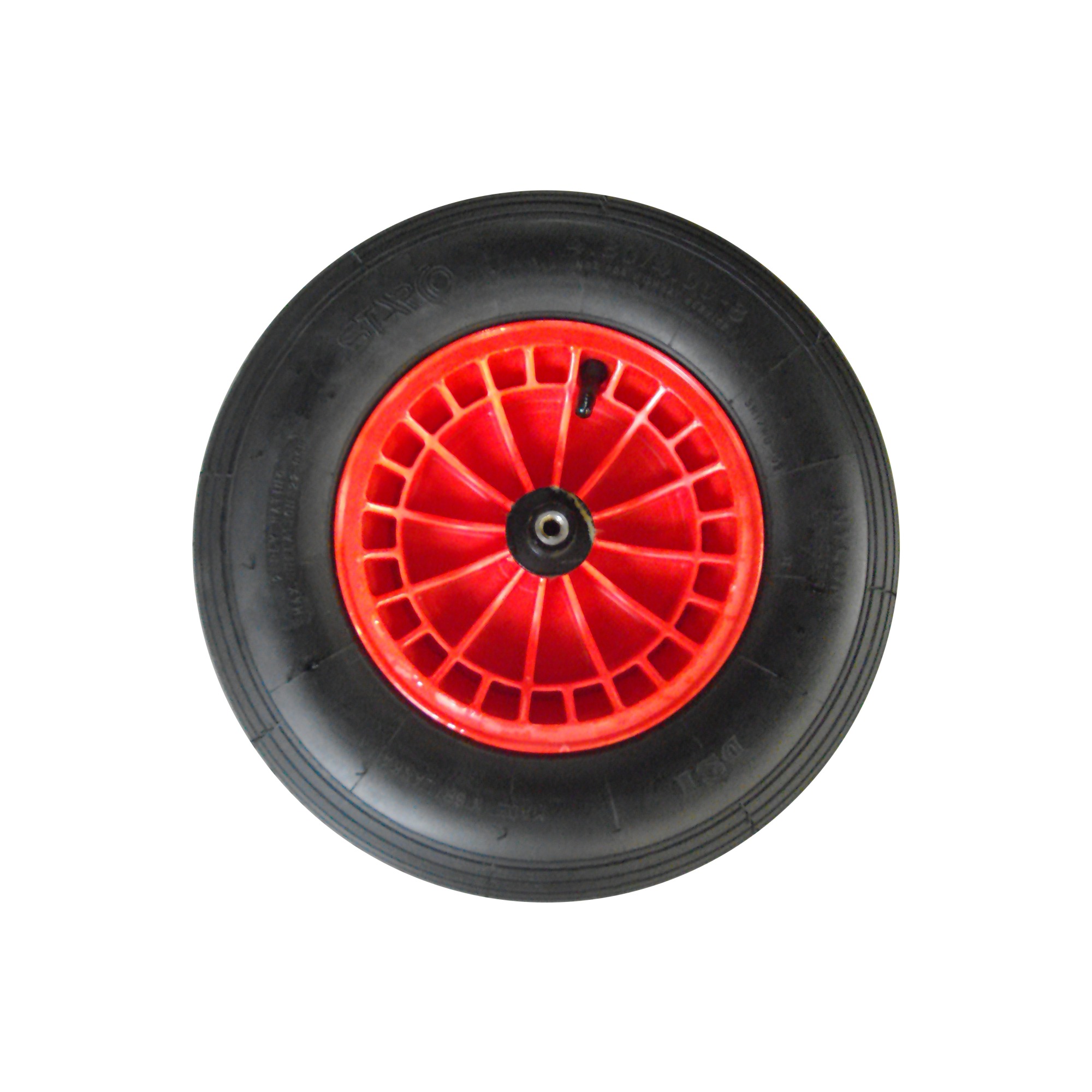 Altrad Fort Kruiwagenwiel Rood 13X2 altrad fort kopen in de aanbieding