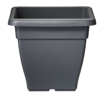 Elho Torino Campana bloempot vierkant kunststof antraciet 40 cm
