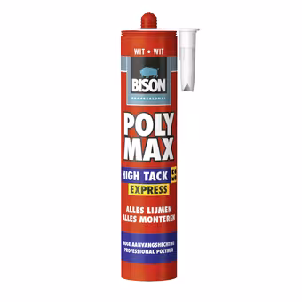 Bison professional polymax express high tack wit 435 g