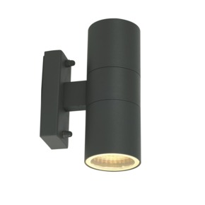 GAMMA buitenlamp Edmonton grijs 2-lichts