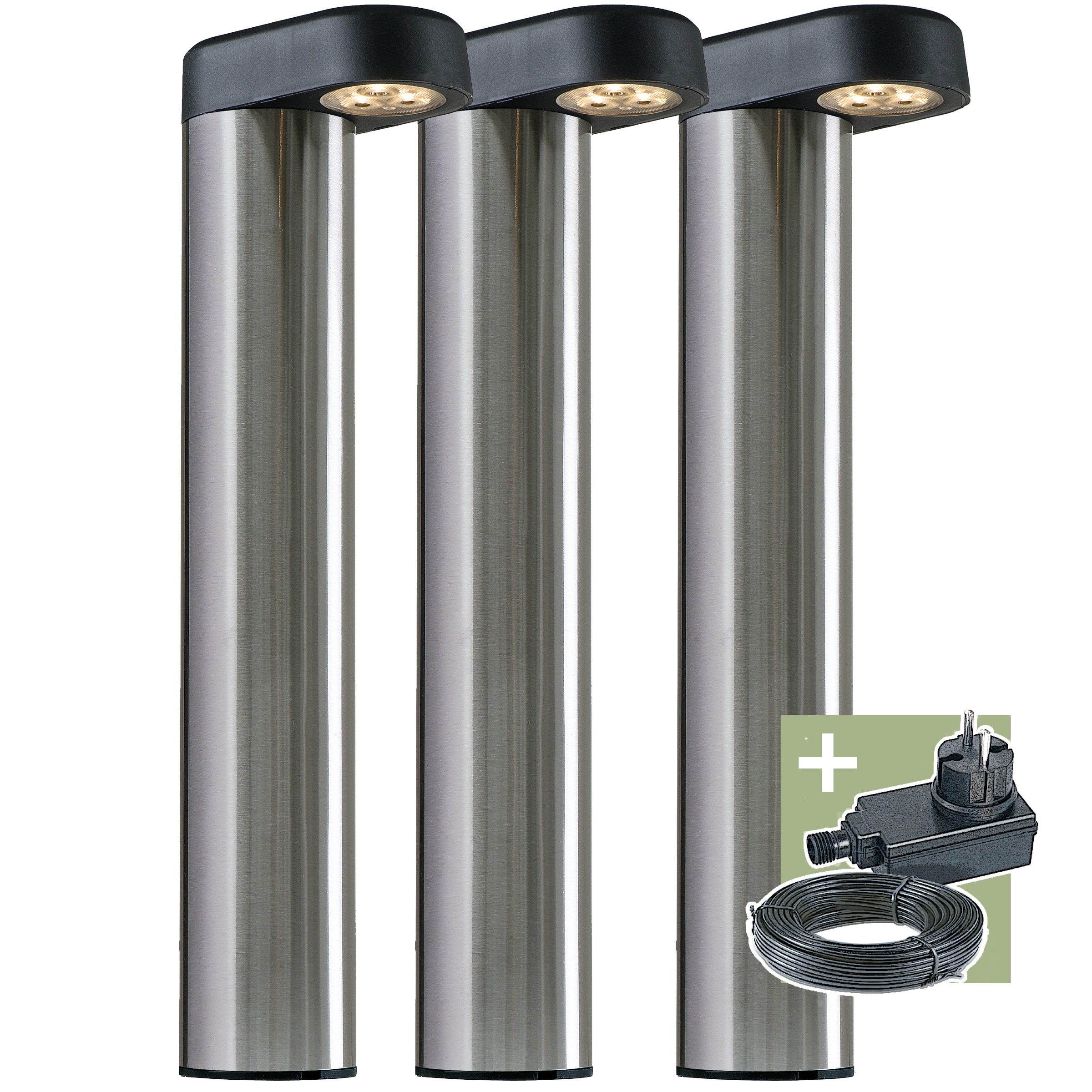Ludeco Tuinpaal Arvid Startersset Rvs 3 Stuks ludeco kopen in de aanbieding