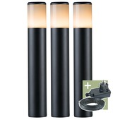 Ludeco tuinpaal Ivan startersset  zwart 3 stuks