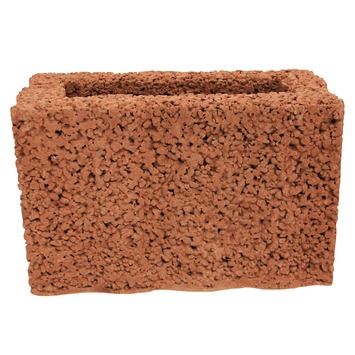 Bloembak Beton Rechthoek Bruin 40x25x20 cm