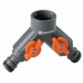 Gardena ventiel 2-wegstuk kunststof 22x14,8x3,6 cm