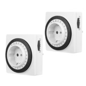 Handson Analoge Tijdschakelklok 2 Stuks