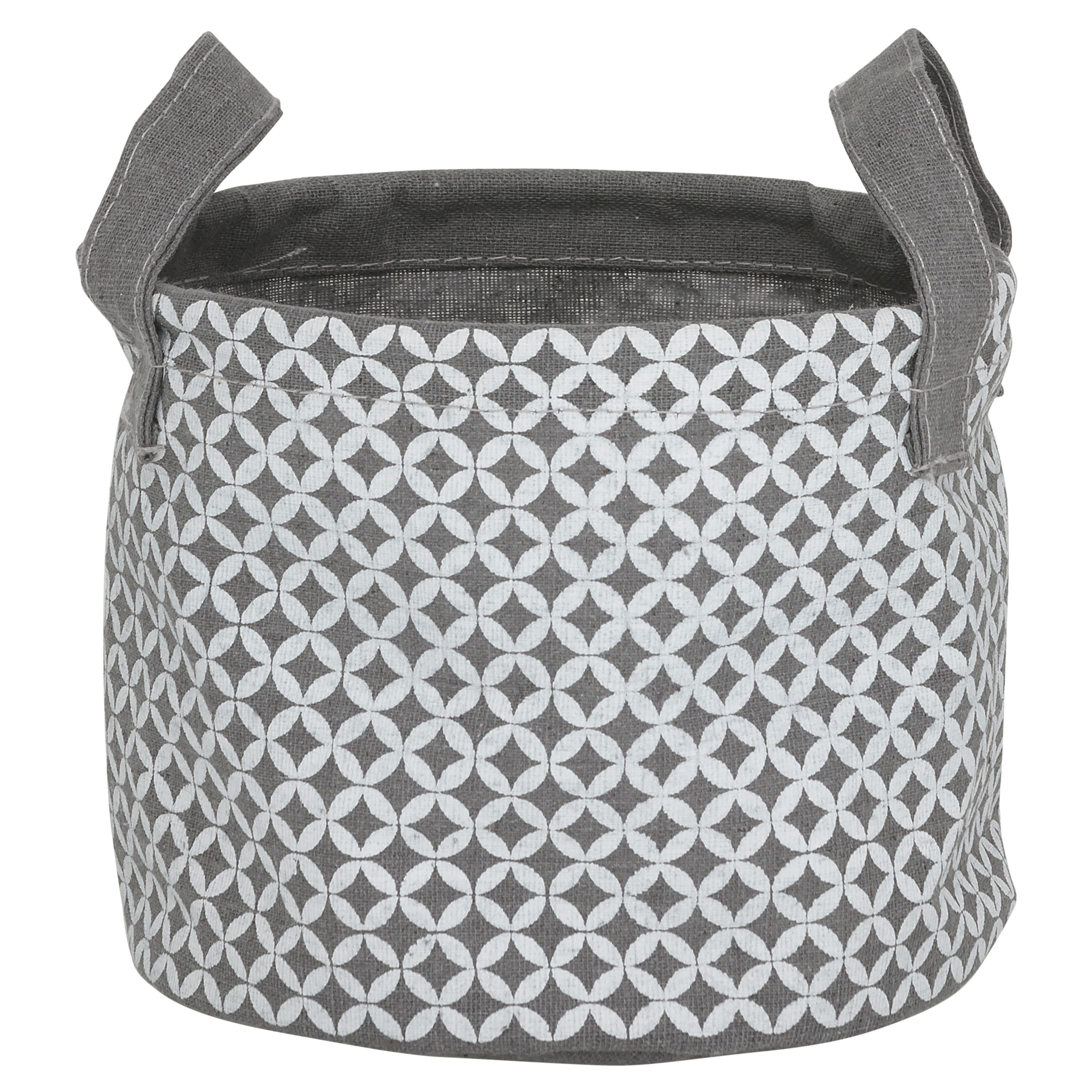 Sealskin Mandje Diamonds Grijs Rond sealskin kopen in de aanbieding